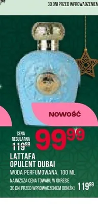Woda perfumowana Lattafa Opulent Dubai promocja w Drogerie Natura