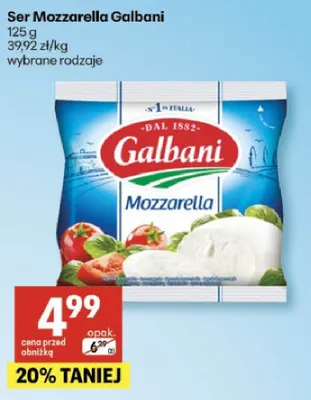 Ser mozzarella promocja w Delikatesy Centrum