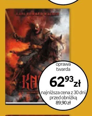 Książka Krew elfów Andrzej Sapkowski oprawa twarda promocja w Empik