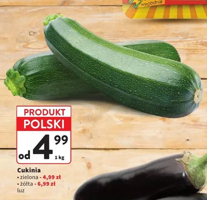 Cukinia żółta promocja w Intermarche