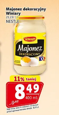 Majonez dekoracyjny Winiary promocja w Prim Market