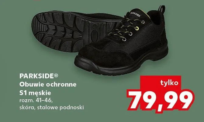 Obuwie ochronne S1 męskie promocja w Kaufland
