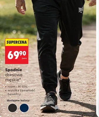 Spodnie dresowe męskie promocja w Biedronka