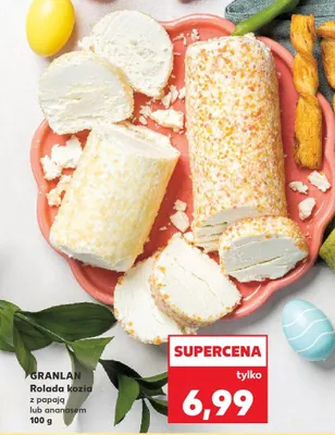 Rolada kozia z papają lub ananasem promocja w Kaufland