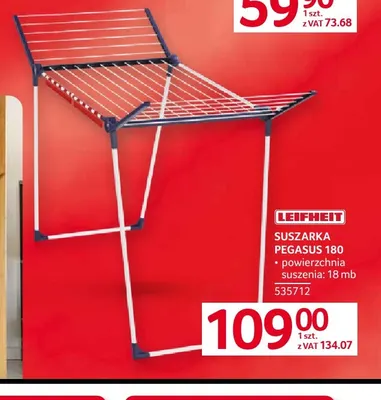 Suszarka Pegasus 180 Leifheit promocja w Selgros