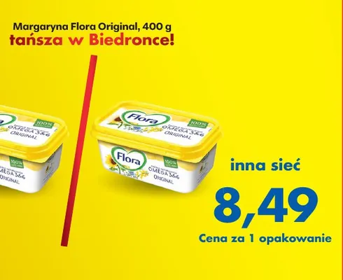 Margaryna Flora Original promocja w Biedronka