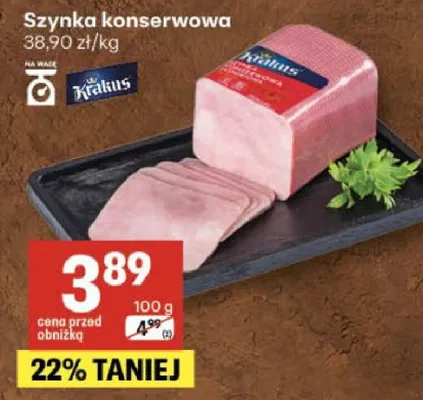 Szynka konserwowa promocja w Delikatesy Centrum