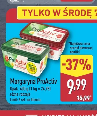 Margaryna ProActiv promocja w Aldi