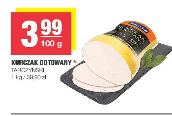 Kurczak gotowany Tarczyński promocja w SPAR