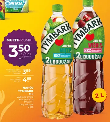 Napój Tymbark Jabłko Wiśnia promocja w Duży Ben