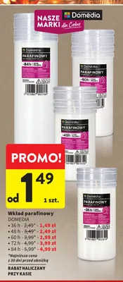 Wkład parafinowy 84 h Domêdia promocja w Intermarche