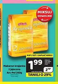 Makaron krajanka 2-jajeczna Arc-Pol promocja w Delfin