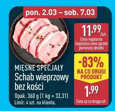 Schab promocja w Aldi
