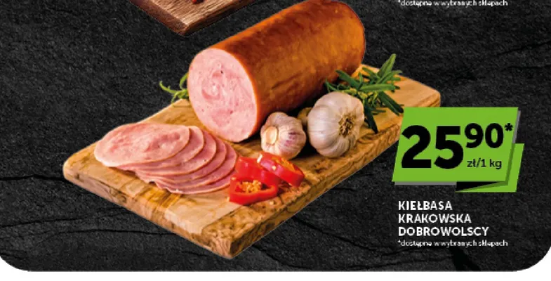 Kiełbasa krakowska Dobrowolscy promocja w Euro Sklep