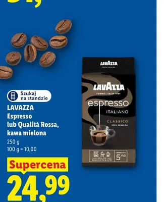 Kawa mielona Espresso Lavazza promocja w Lidl