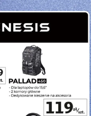 Plecak Genesis Pallad 450 promocja w Auchan
