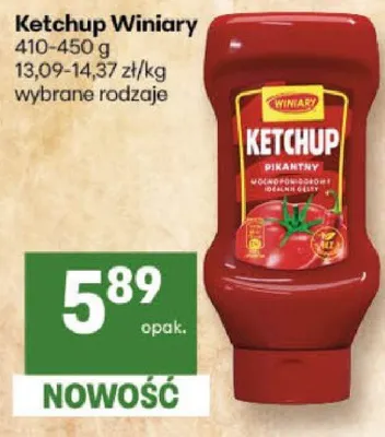 Ketchup Winiary promocja w Delikatesy Centrum