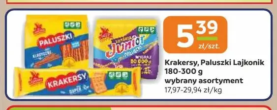 Krakersy Lajkonik promocja w Gama