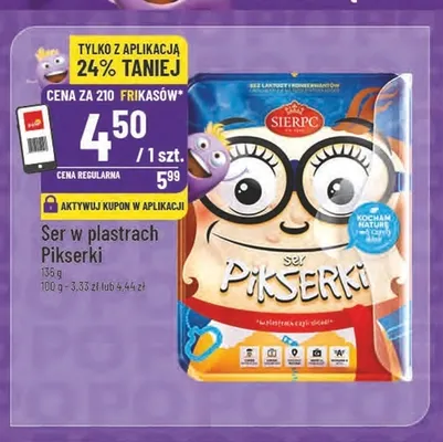 Ser w plastrach Pikserki Sierpc promocja w POLOmarket