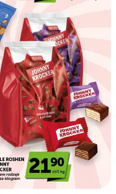 Wafle Roshen Johnny Krocker mleczne promocja w ABC