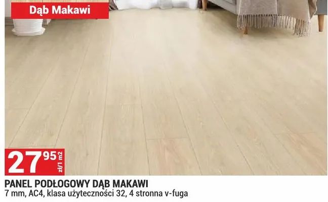Panel podłogowy Dąb Makawi promocja w Merkury Market