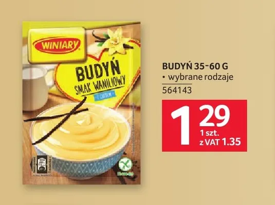 Budyń Winiary promocja w Selgros