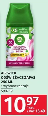 Odświeżacz zapas AIR WICK ODŚWIEŻACZ ZAPAS 250 ML wybrane rodzaje promocja w Selgros