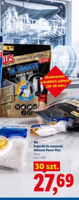 Kapsułki do zmywarki W5 Ultimate Power Plus 30-pak promocja w Lidl