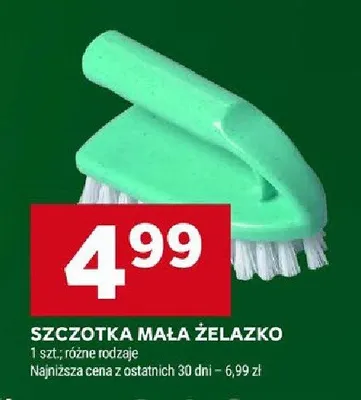 Szczotka mała żelazko promocja w Stokrotka