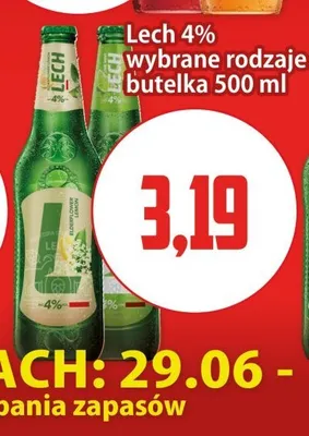 Piwo Lech 4% Elderflower promocja w Kupiec