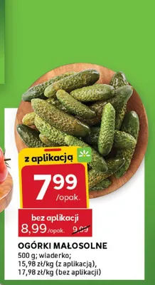 Ogórki małosolne promocja w Stokrotka