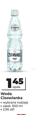 Woda Cisowianka promocja w Odido