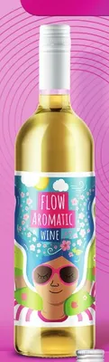 Wino białe Flow Aromatic Wine promocja w Żabka