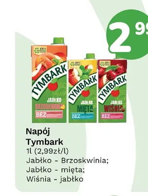 Napój Tymbark wiśnia - jabłko promocja w Limonka
