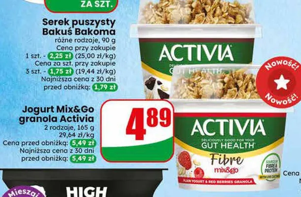 Serek puszysty bakuś bakoma różne rodzaje promocja w Dino