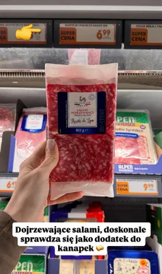 Salami Rosette de Lyon Delice Gaulois promocja w Biedronka