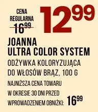 Odżywka koloryzująca Ultra Color System promocja w Drogerie Natura