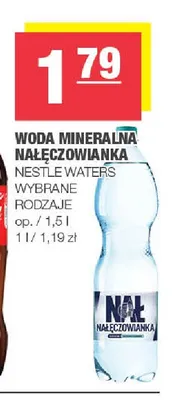 Woda mineralna Nałęczowianka promocja w SPAR
