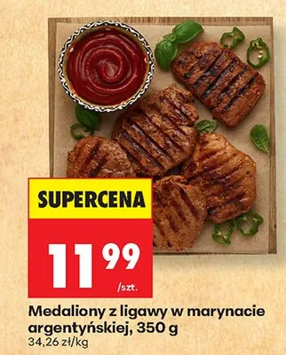 Medaliony z ligawy w marynacie argentyńskiej promocja w Biedronka