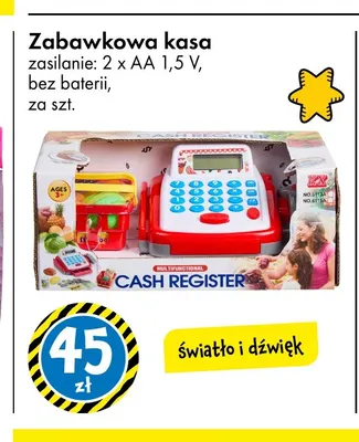 Zabawkowa kasa promocja w Tedi