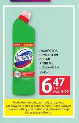 Płyn do WC Domestos promocja w Selgros