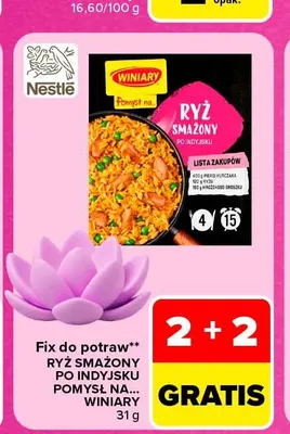 Fix do potraw Ryż smażony po indyjsku Pomysł na... Winiary promocja w Carrefour Market