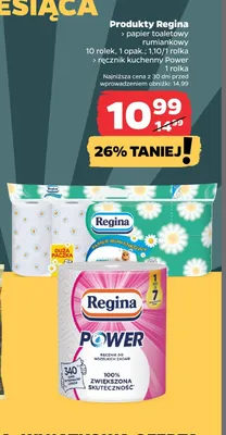 Papier toaletowy rumiankowy Regina promocja w Netto