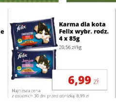 Karma dla kota Felix 4-pak promocja w Torimpex Toruńska Sieć Sklepów Spożywczych