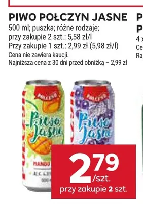 Piwo Połczyn Mango promocja w Stokrotka