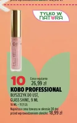 Błyszczyk do ust Glass Shine Kobo Professional promocja w Drogerie Natura