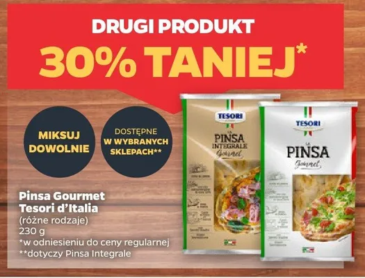 Pinsa Gourmet Tesori d'Italia Integrale promocja w Netto