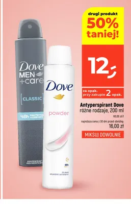 Antyperspirant Dove Powder promocja w Dealz