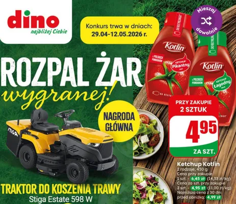 Ketchup Kotlin Pikantny promocja w Dino