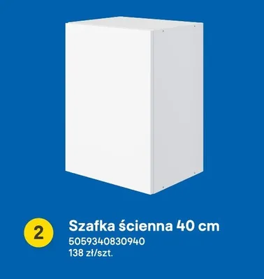 Szafka ścienna Pragma 40 cm promocja w Castorama